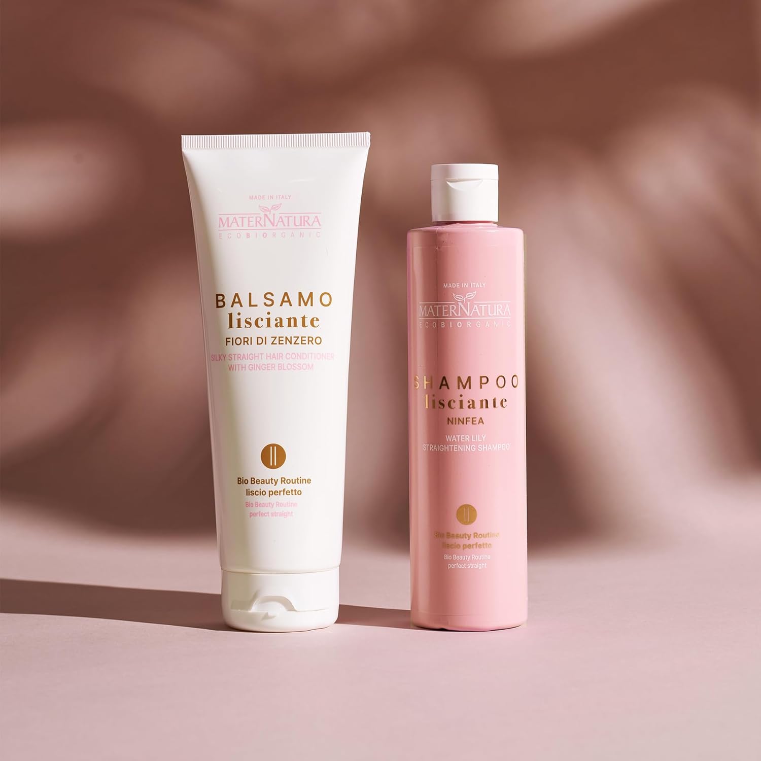 Maternatura, Smoothing Shampoo For Straight Hair With Water Lily, Anti-Frizz Effect And Long-Lasting Straight Hair, Organic Beauty Routine For Perfect Smoothness, Made In Italy - 250 Ml