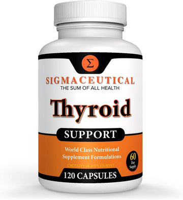 Thyroid Wellness Blend | Zinc, Selenium & Iodine Complex | Ashwagandha & Kelp Herbal Support | 120 Vegetarian Capsules | Natural Energy & Metabolism Formula