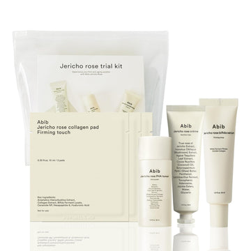 Abib Jericho Trial Kit, Travel Kit | Korean Skincare, Toner Pads, Cream, Serum, Travel Essentials, Gift Set