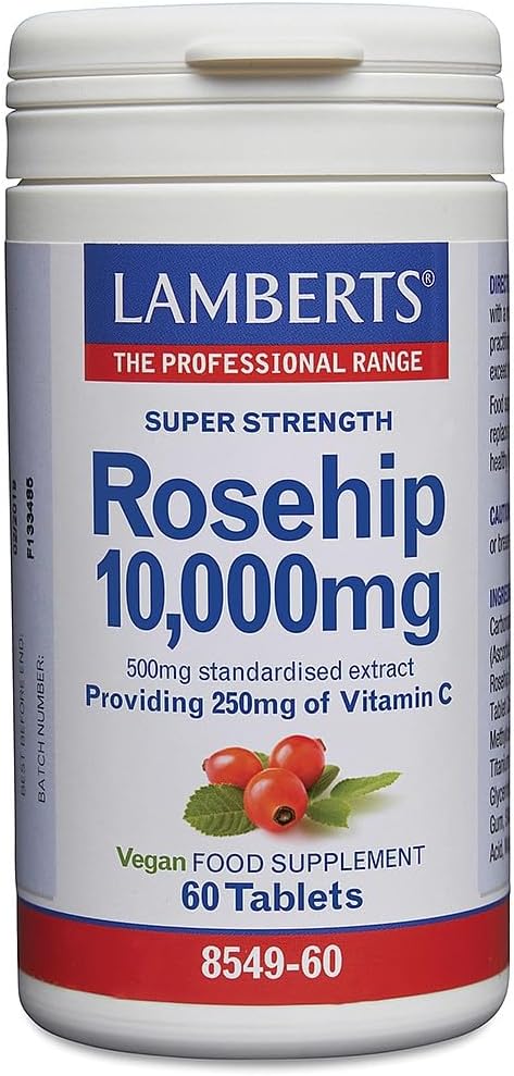 Lamberts Rosehip 10,000Mg 60 Tablets High Strength Extract Formula