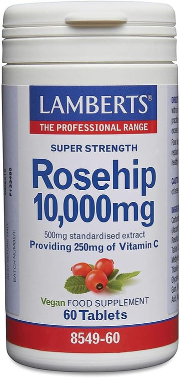 Lamberts Rosehip 10,000Mg 60 Tablets High Strength Extract Formula