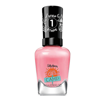 Sally Hansen Miracle Gel™, Summer Camp Let'S Go Glamping, Long Lasting, Gel-Like Formula, No Uv Lamp Needed, Pink Nail Polish