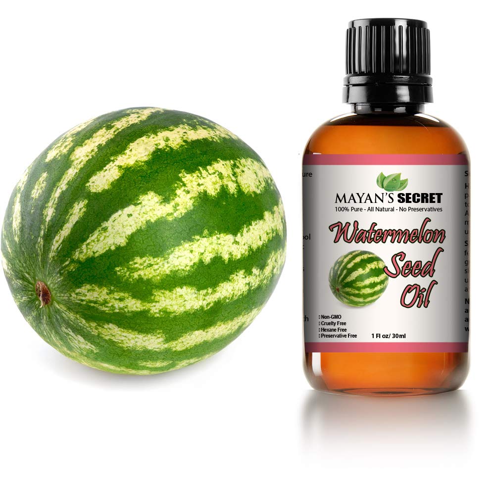 Mayan'S Secret 100% Kalahari Watermelon Seed Oil Cold Pressed/Virgin/Undiluted Carrier Oil | For Face, Hair And Body - 1Oz : Beauty & Personal Care