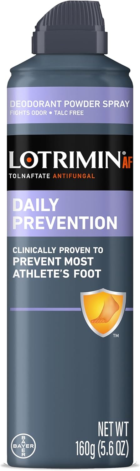 Lotrimin Af Athlete'S Foot Daily Prevention Deodorant Powder Spray, 5.6 Ounce