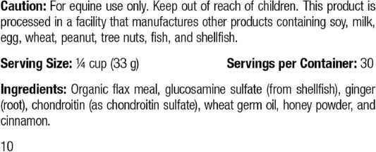 Standard Process Equine Mobility Support - Whole Food Horse Supplies For Antioxidant, Flexibility And Joint Support - Joint Supplement With Ginger Root, Glucosamine Sulfate, Chondroitin Sulfate - 40Oz