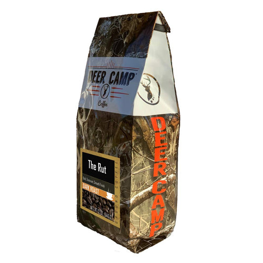 DEER CAMP® The Rut™ Featuring Realtree EDGE™ Colors. Dark Roasted Ground Coffee