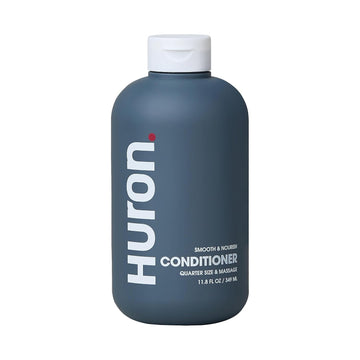 Huron Men’S Conditioner - Lightweight, Hydrating Conditioner - Eliminates Frizzy Hair, Moisturizes, & Restores Shine - Clean & Invigorating Scent - 100% Vegan Ingredients & Cruelty-Free - 11.8 Fl Oz