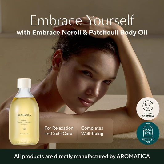 Aromatica Awakening Body Oil Peppermint & Eucalyptus Aromatherapy Oils, Scented Body Oil, After Shower Natural Oil For Women, Non-Greasy Body Serum, Body Moisturizer For Dry Skin 3.38 Fl. Oz