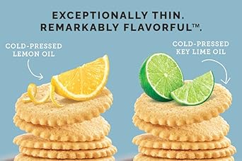 Dewey'S Bakery Meyer Lemon & Key Lime Moravian Style Thin Cookies Duo Pack | No Artificial Flavors, Synthetic Colors Or Preservatives | Baked In Small Batches | 9Oz (Pack Of 2)