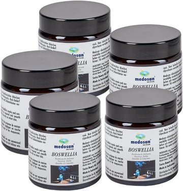 5X Medosan Boswellia Cream for Joint Pain and Swelling | Powerful anti-inflammatory effects for your joints and muscles | Ideal Remedy for Arthritis, Back Pain or General Muscle Pain Conditions | New Size 100ml