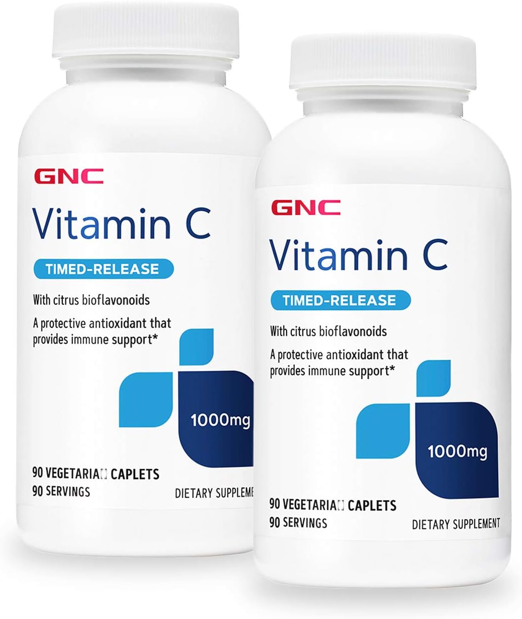 Gnc Vitamin C Time-Released 1000Mg - Twin Pack