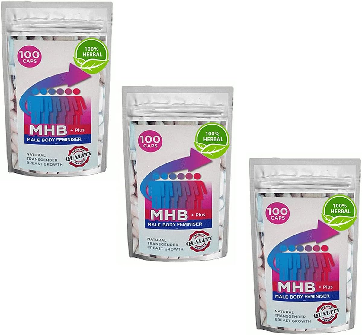 3 Months MHB Transgender Herbal Feminizer PhytoEstrogen