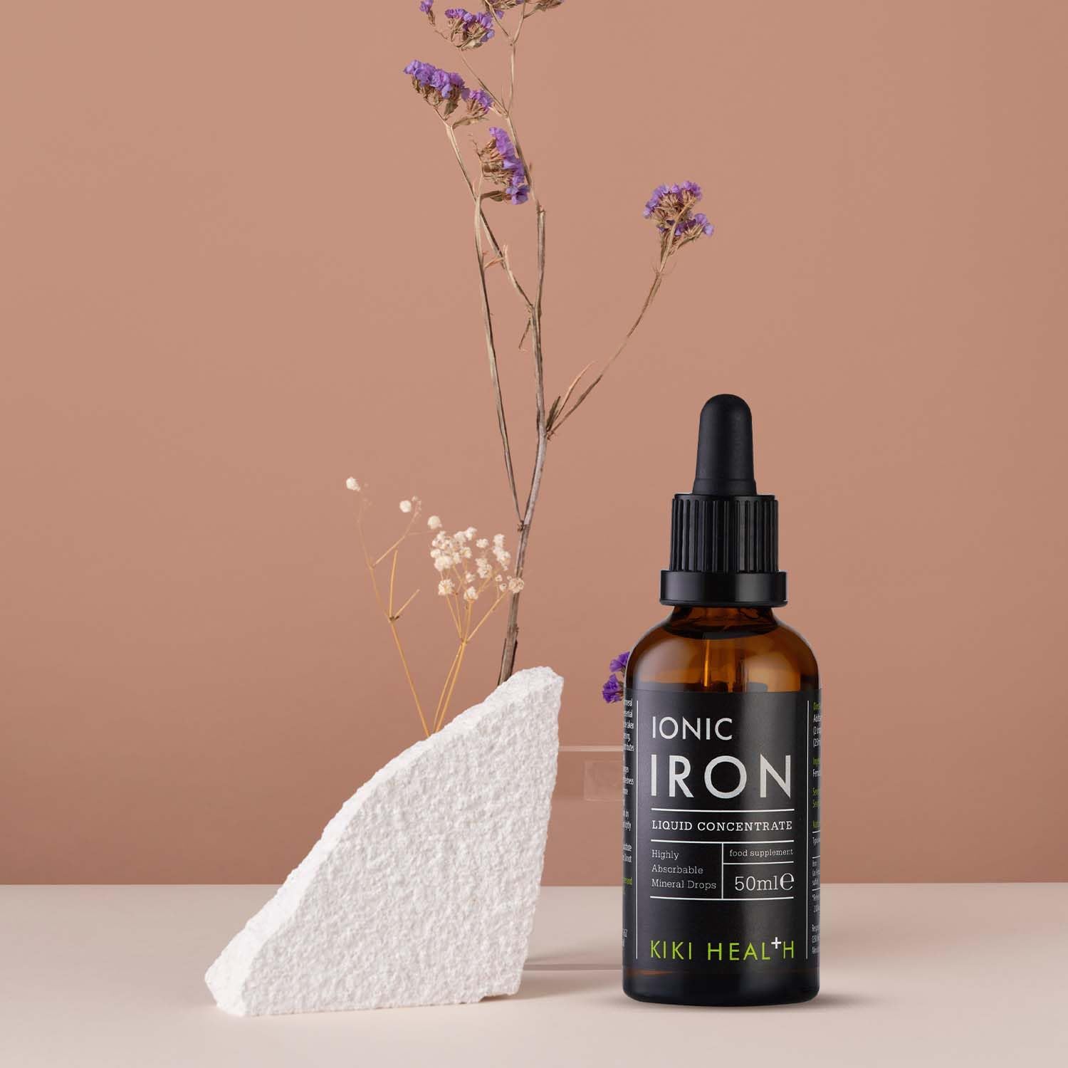 KIKI Health - Ionic Iron Liquid High Concentration Drops - 5mg Iron per Serving - 100% Natural Minerals for Optimal Mineral Balance - 50 millilitres : Amazon.co.uk: Health & Personal Care
