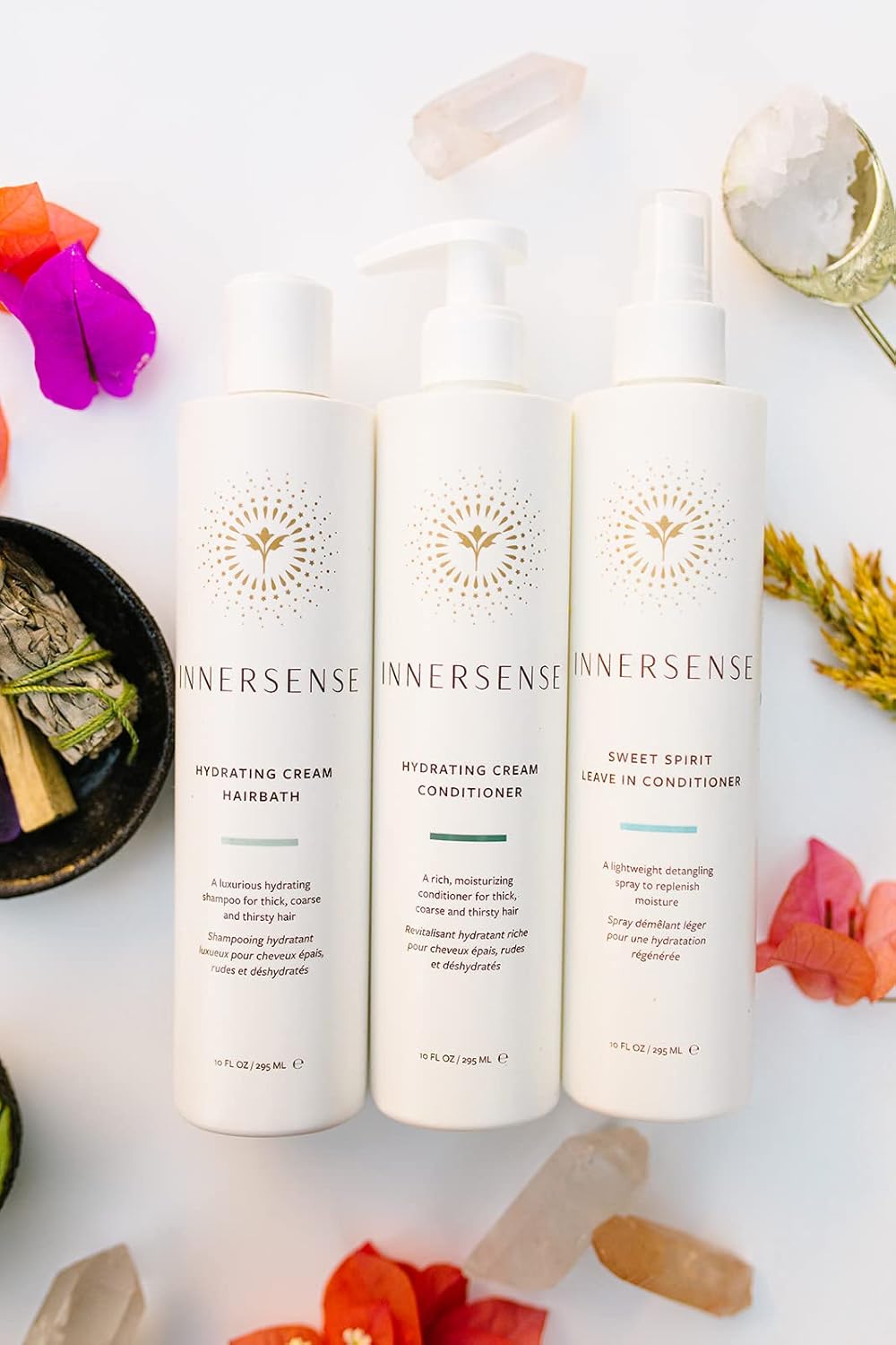 Innersense Organic Beauty - The Hydrate Trio Collection | Non-Toxic, Cruelty-Free, Sustainable Haircare (Full Size) : Beauty & Personal Care