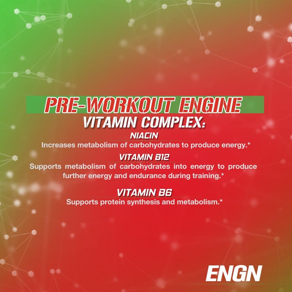 Evlution Nutrition Engn Pump - Intense Pre-Workout With Creatine - Maximum Pump Formula - Pre-Workout Powder For Lasting Energy & Power - With Nitric Oxide & Caffeine - 30 Servings - Cherry Limeade : Health & Household