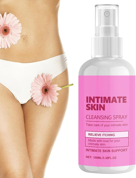 Gentle Vaginal Odour Protection Spray, Women Intimate Care Spray, Daily External Feminine Hygiene, Effective, Freshens And Hydrates, 100Ml Non-Irritating For Daily Protection