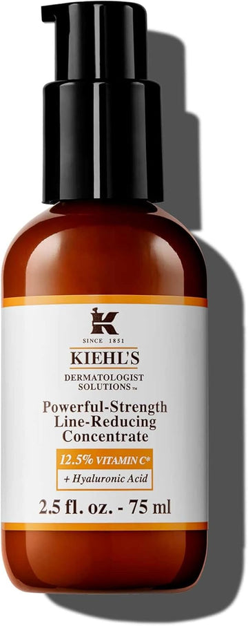 Kiehl'S Powerful-Strength 12.5% Vitamin C Serum, Line-Reducing Concentrate Face Serum