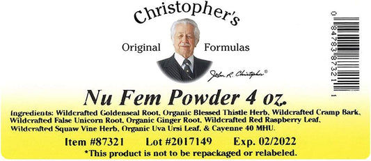 Christophers Original Formulas Nu Fem Powder 