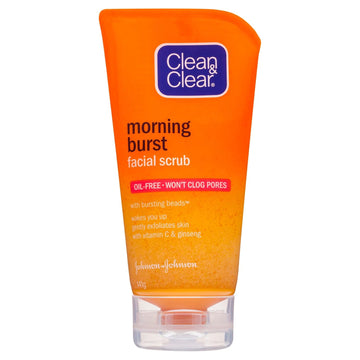 Clean & Clear Morning Burst Facial Scrub For All Skin Types, 5 Fl. Oz