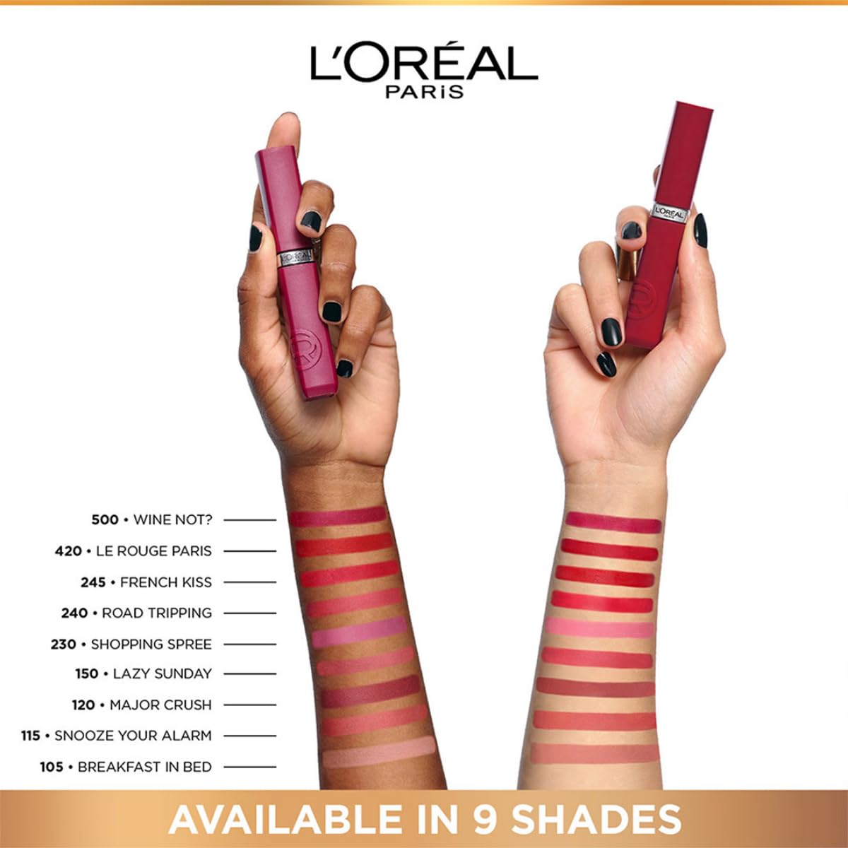 L'Oreal Paris Infallible Matte Resistance Liquid Lipstick, up to 16 Hour Wear, Road Tripping 240, 0.16 Fl Oz : Beauty & Personal Care