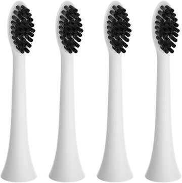Pursonic Replacement Toothbrush Heads Charcoal Infused Bristles Compatible With Sonicare Electric Toothbrush 4 Pack