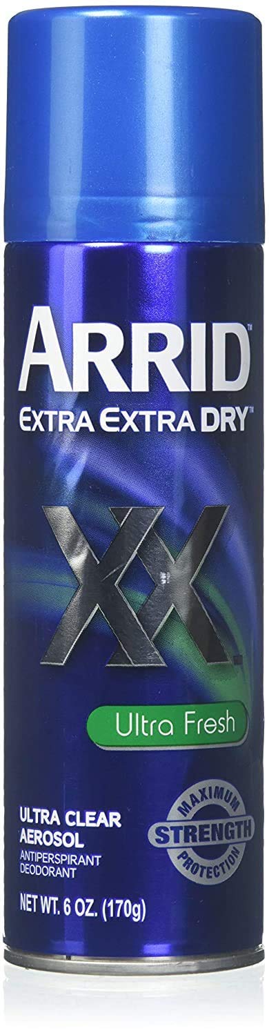 Arrid Xx Extra Extra Dry Aerosol Antiperspirant Deodorant, Regular 4 Oz