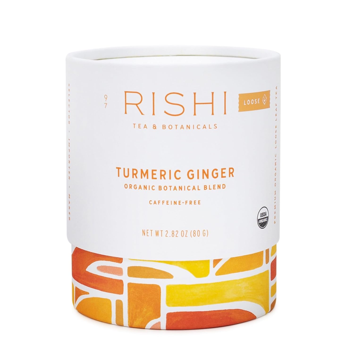 Rishi Organic Turmeric Ginger Loose Leaf Tea, 2.82 Oz