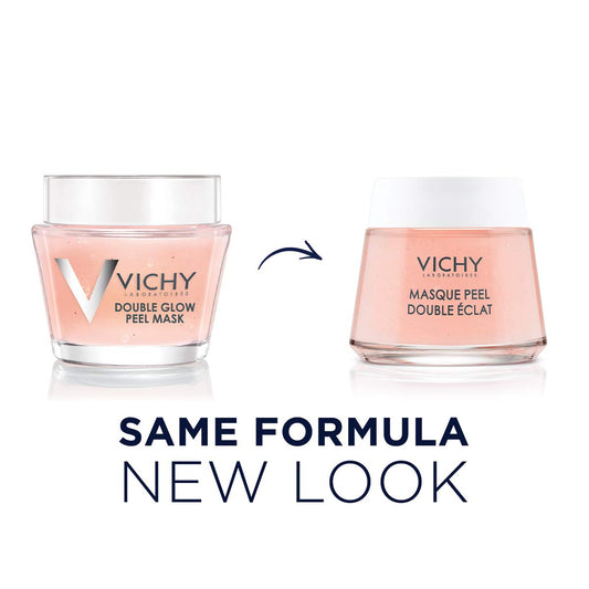 Vichy Mineral Double Glow Peel Face Mask Oil Free To Exfoliate Luminate Skin Fl Oz