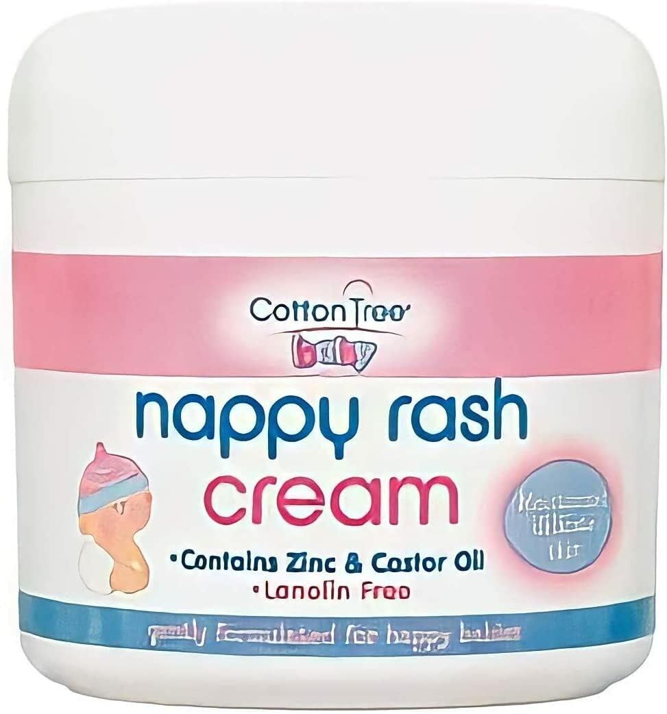 Scotvision 3 X Nauge Nappy Rash Cream Zinc & Castor Oil 200Ml Lanolin Free ( Formerly Cotton Tree)