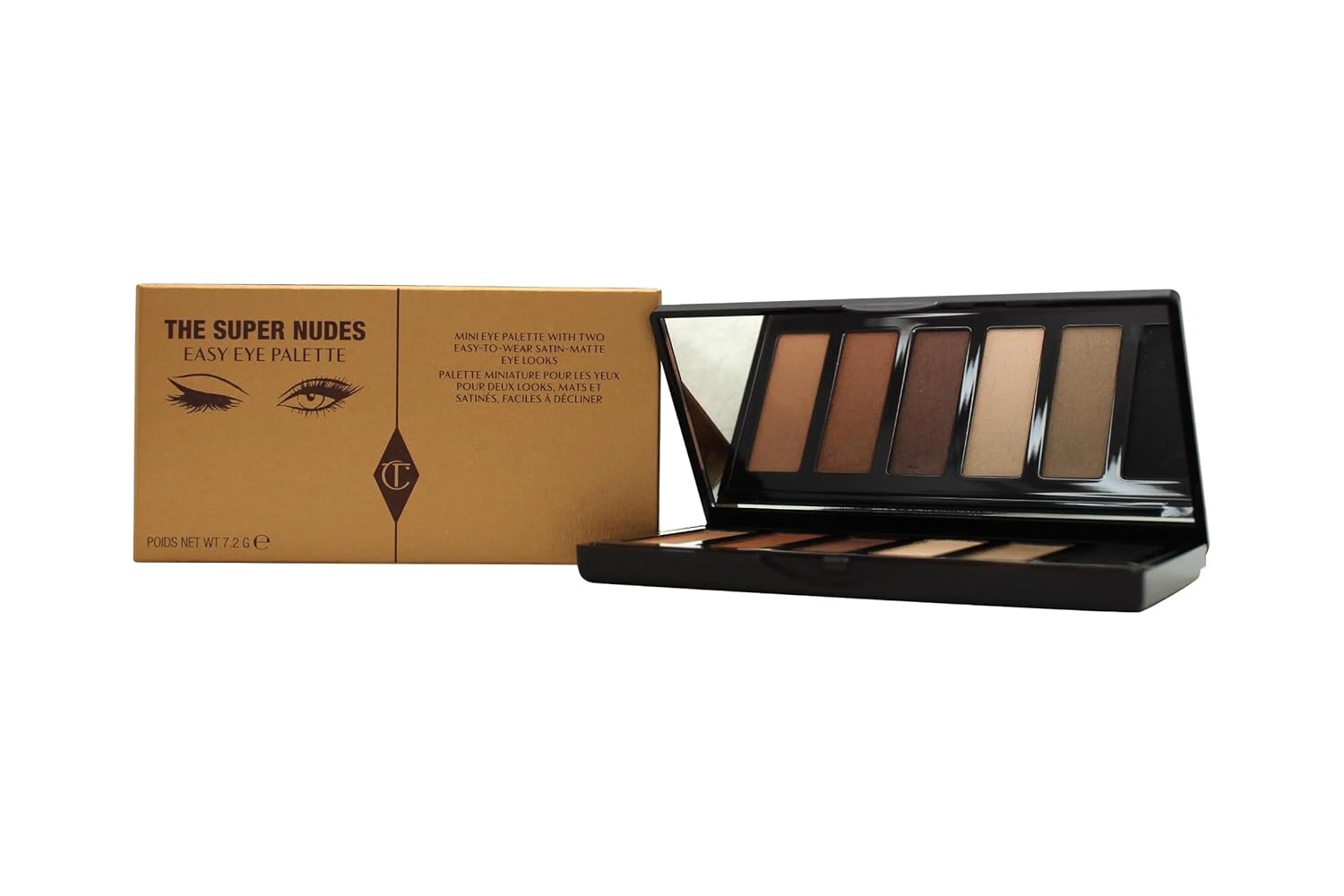 Charlotte Tilbury The Super Nudes Easy Eye Palette : Beauty & Personal Care