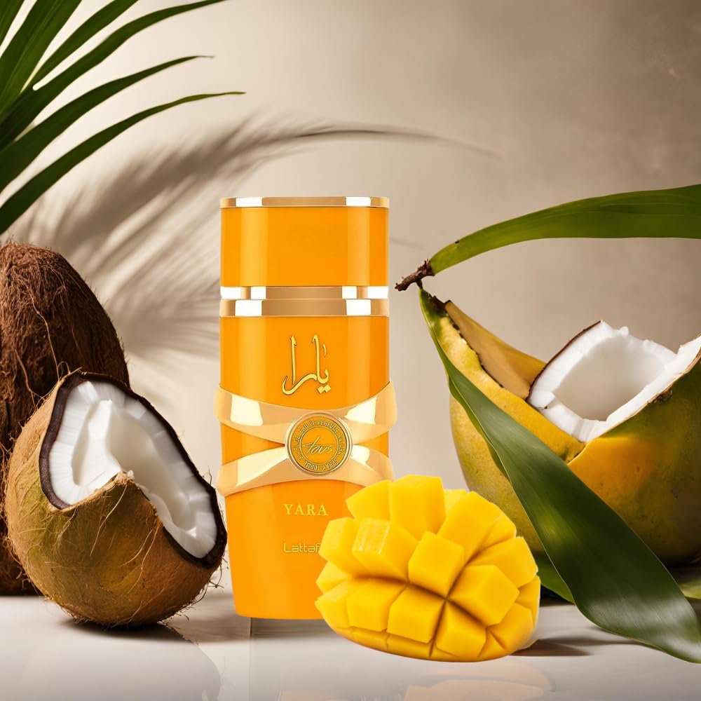 Lattafa Yara Tous - Tropical, Fruity, Floral, Vanilla - Eau De Parfum Long-Lasting Fragrance For Women, 3.40 Ounce / 100 Ml : Beauty & Personal Care