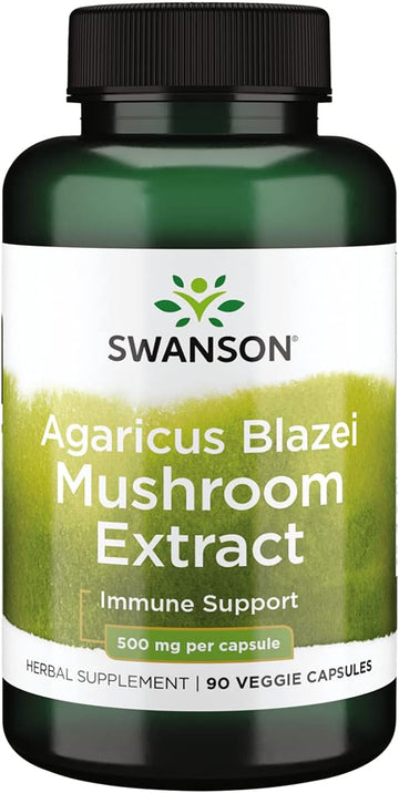 Agaricus Blazei Mushroom Extract 500 Mg 90 Caps