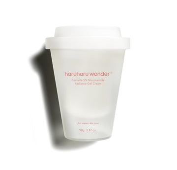 Haruharu Wonder Centella 5% Niacinamide Radiance Gel Cream, Reduces Fine Lines, Improves Skin Tone, Pore Minimizer, Hydrating & Soothing, For All Skin Types, 1.41 Fl Oz