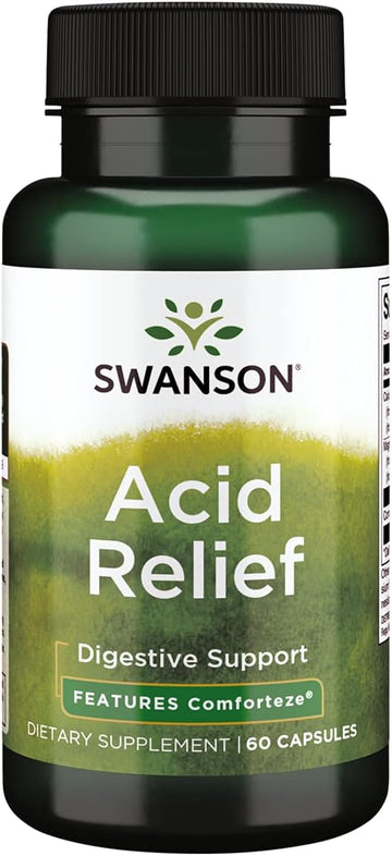 Swanson Acid Relief 60 Capsules