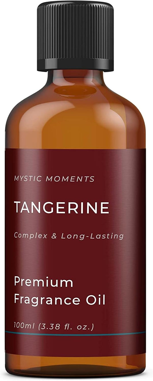 Mystic Moments | Tangerine Fragrance Oil - 100ml - Perfect for Soaps, Candles, Bath Bombs, Oil Burners, Diffusers and Skin & Hair Care Items