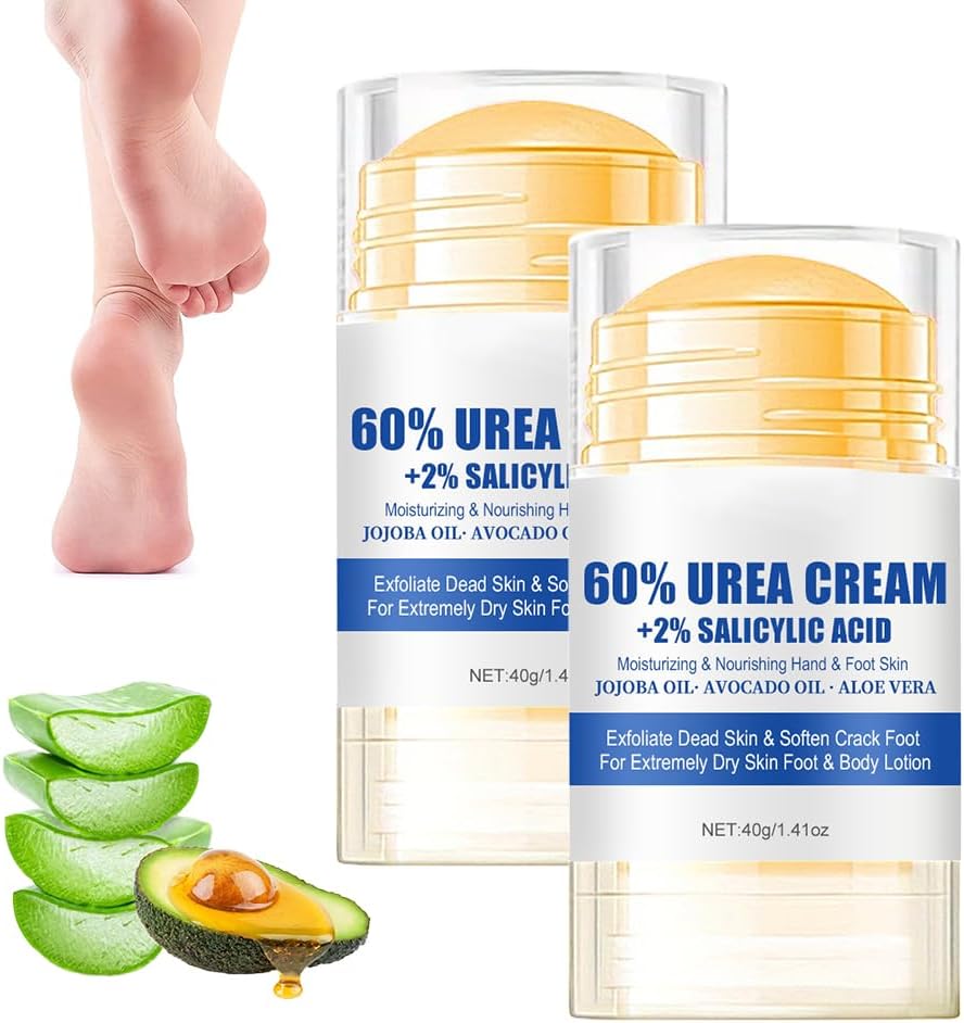Urea Foot Cream, 2025 New Foot Cream For Cracked Heels And Dry Skin, Cracked Heel Repair Cream, Skin Care Hands & Feet (2)