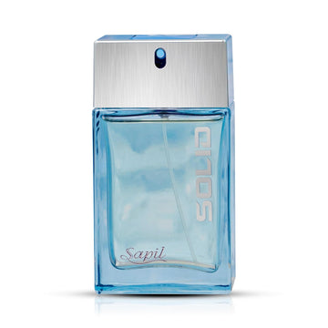Sapil Solid Eau De Toilette For Men – Long-Lasting Dubai Toilette – Citrus, Woody, Musky & Warm Spicy Scent With Fresh & Powdery Notes – 3.4 Oz(100Ml) –Premium Arabic Toilette For Daily & Evening Wear