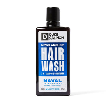 Duke Cannon News Anchor® 2-In-1 Hair Wash 14Oz Naval Diplomacy