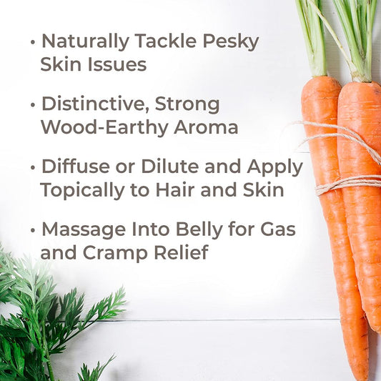 Plant Therapy Carrot Seed Essential Oil 100% Pure, Undiluted, Natural Aromatherapy, Therapeutic Grade 10 Ml (1/3 Oz)