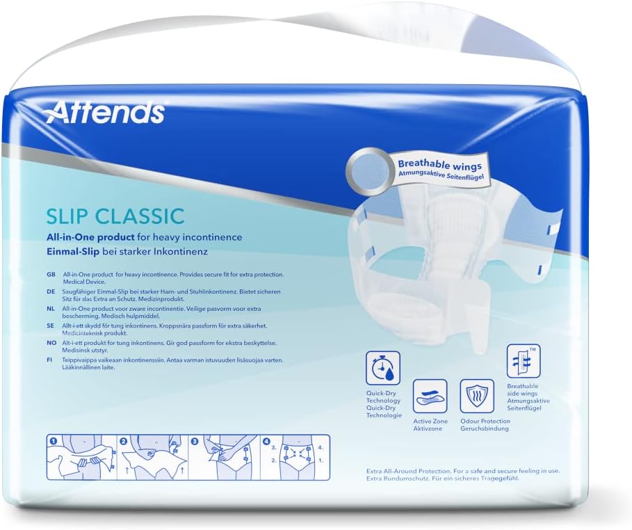 Attends Briefs Classic 10 M (Pack Of 15)