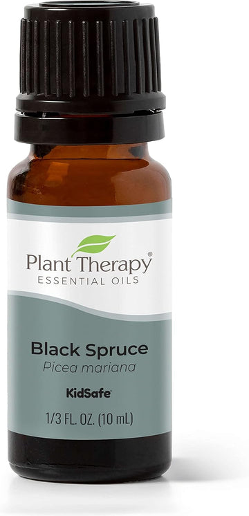 Plant Therapy Black Spruce Essential Oil 10 Ml (1/3 Oz) 100% Pure, Undiluted, Therapeutic Grade