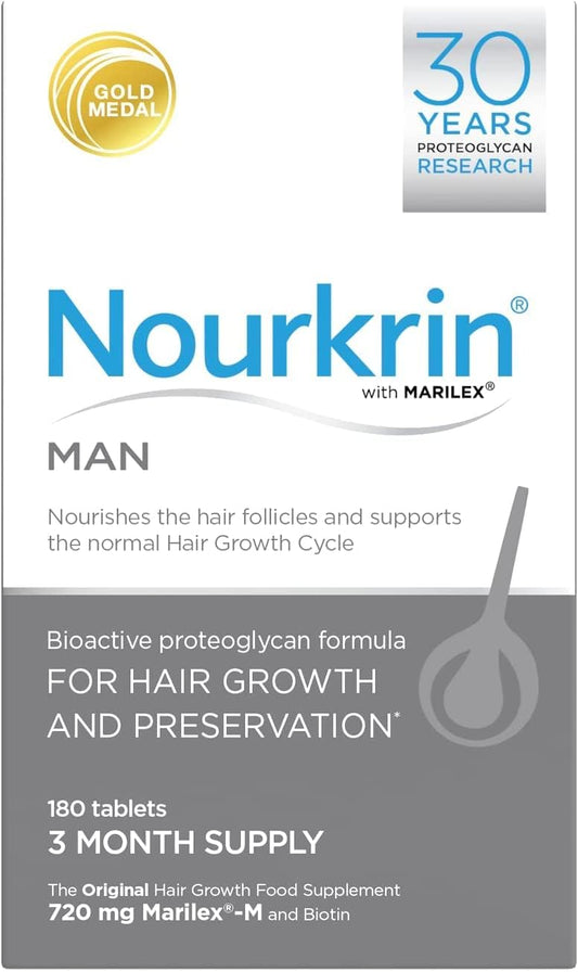 Nourkrin Man 180 Tablets (3 Month Supply) by Nourkrin