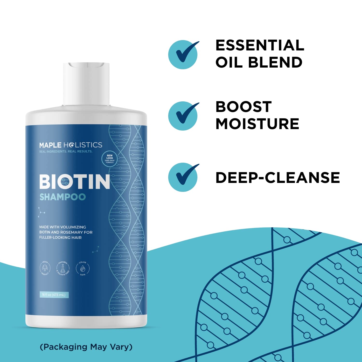 Biotin Shampoo and Conditioner Set for Thinning, Dry, Damaged Hair - Volumizing and Sulfate-Free with Jojoba and Argan Oil for Scalp Care : Beauty & Personal Care