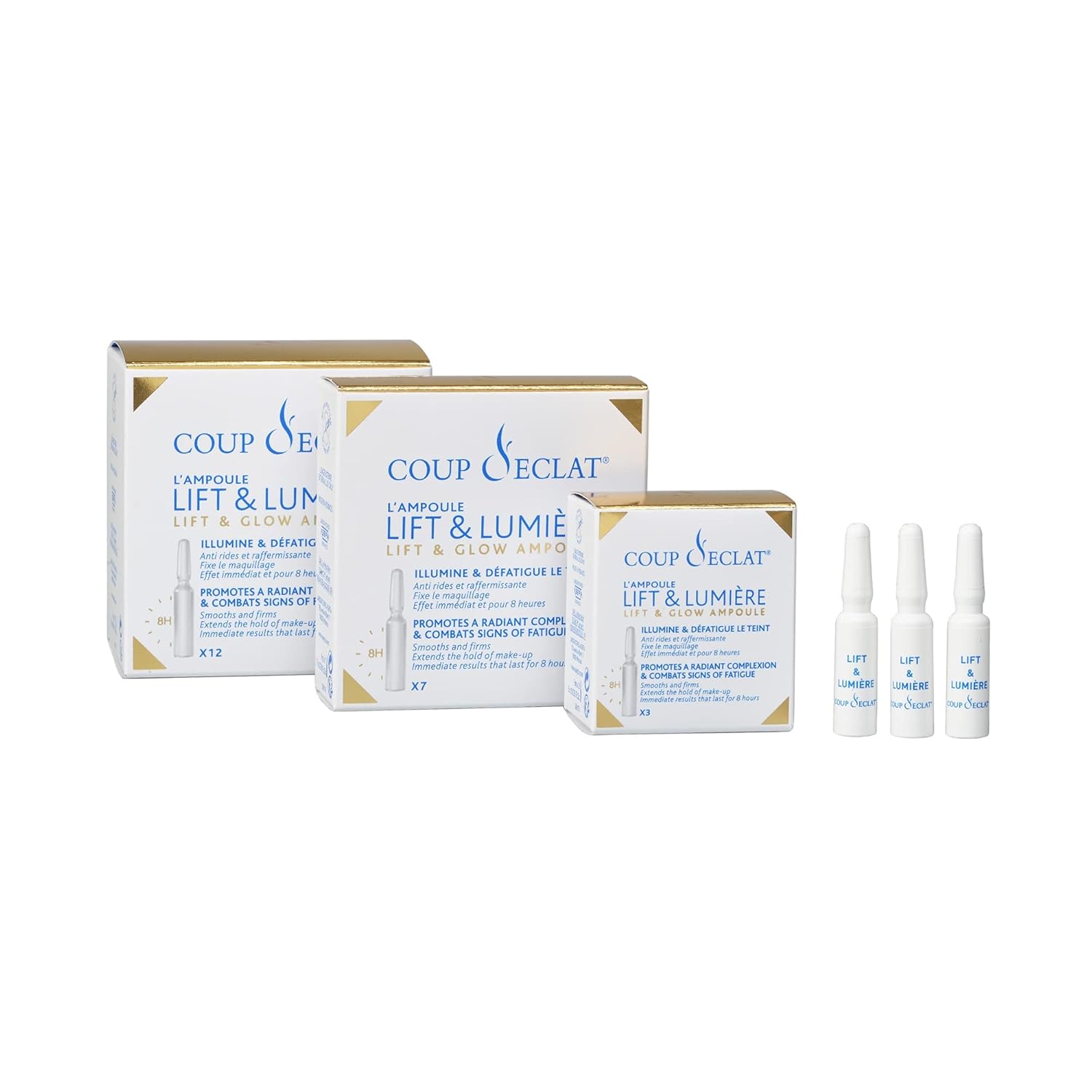 Coup D'Eclat Ampoules Lift Et Lumière Boite De 12 (Par Ads) : Beauty & Personal Care