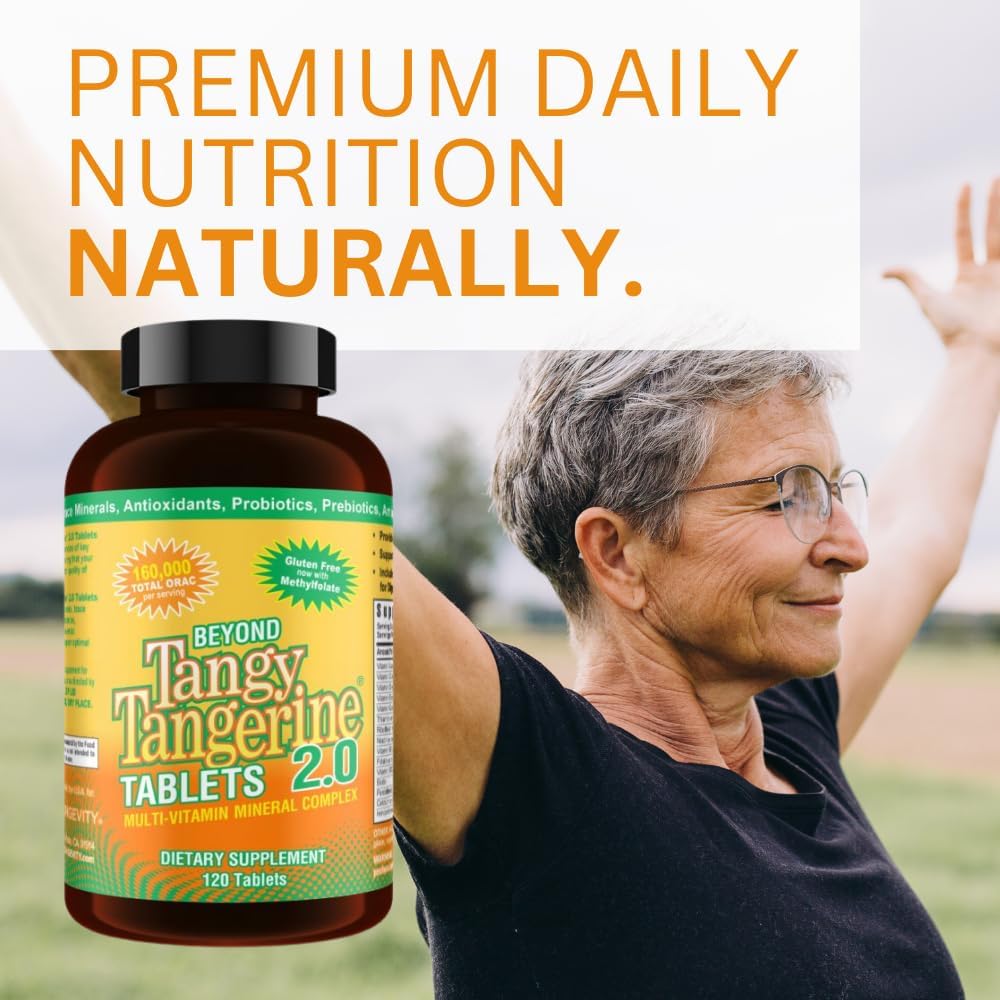 Buy Youngevity Beyond Tangy Tangerine 2.0 Multi-Vitamin & Mineral Complex - Made With Natural & Whole Foods | 160,000 Orac | 120 Tablets | 1 Bottle On  Free Shipping On Qualified Orders