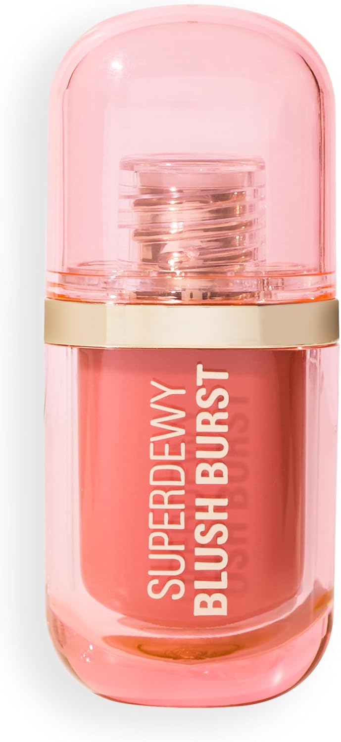 Revolution Superdewy Liquid Blush Burst, Buildable Colour for Cheek, Serum Formula with Peptides & Hyaluronic Acid, Vegan & Cruelty-Free, Peach Spritz, 4.2ml : Amazon.co.uk: Beauty