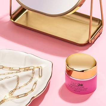 Glo24K Collagen Face And Neck Cream With 24K Gold, Collagen And Hyaluronic Acid. Boost Your Skin’S Collagen Levels For A Radiant, Glowing Skin