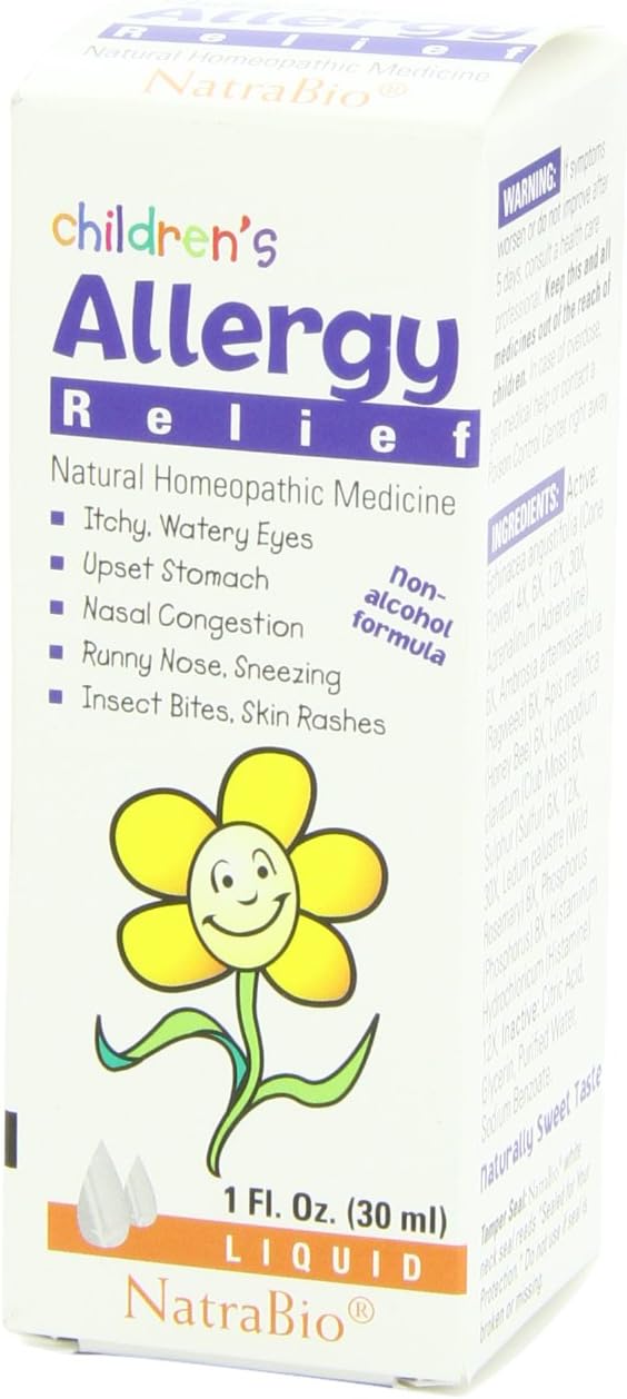 Natrabio Children's Allergy Relief, 1 Ounce : Health & Household