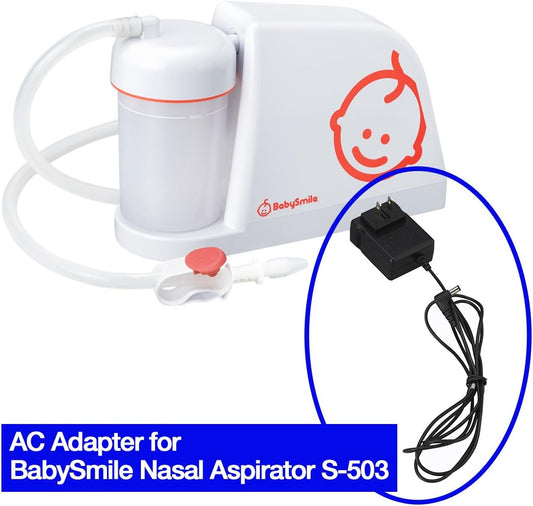 AC Adapter for BabySmile Nasal Aspirator S-503, S-504 : Baby