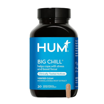 Hum Big Chill - Calming Supplement With Rhodiola Rosea For Stress & Mood Support - Balances Adrenal Health For Improved Stress Response (30-Count)